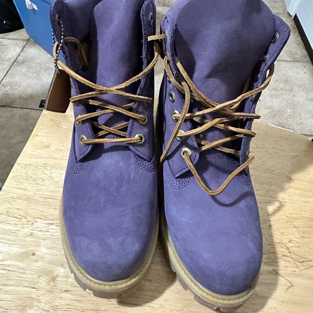 Men’s Purple Timberland boots